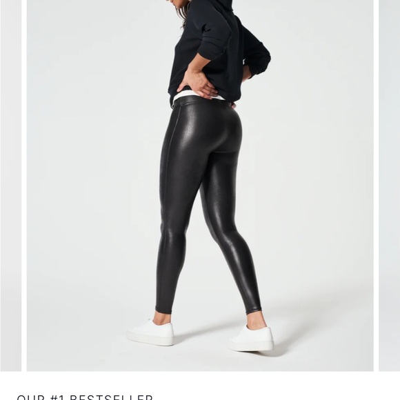 Faux leather leggings S/P - Picture 2 of 4